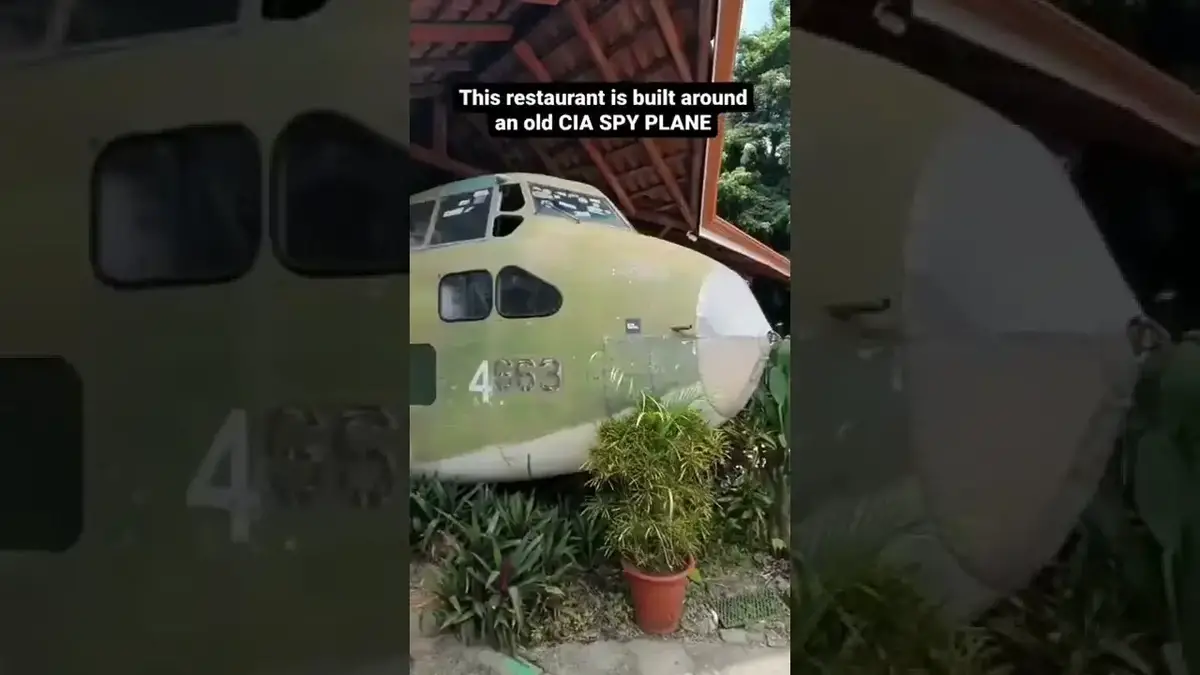 'Video thumbnail for Costa Rica's CIA SPY PLANE Restaurant #shorts'