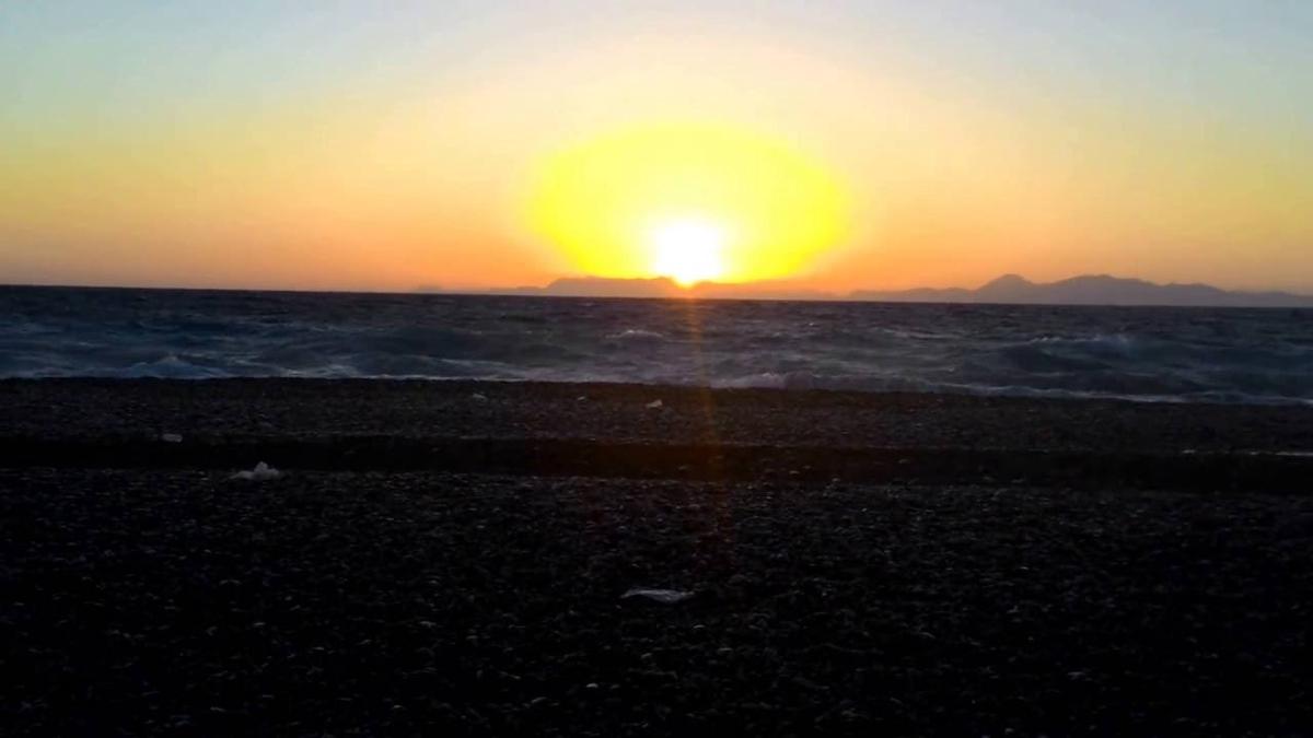 'Video thumbnail for Sunset on Turkey / Aegean sea from Rhodos'