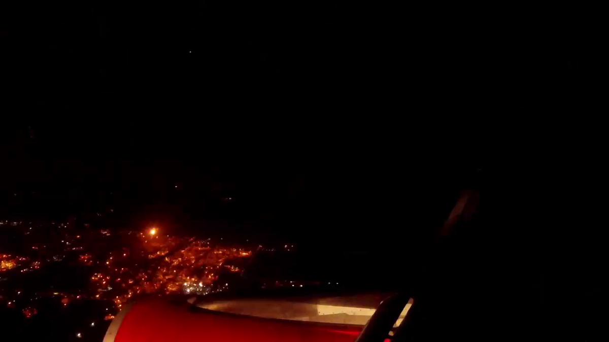 'Video thumbnail for Landing in Cartagena airport CTG at night'