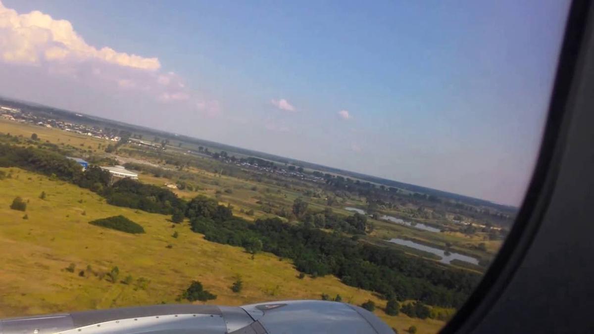 'Video thumbnail for Take off in Kiev Borispol airport'