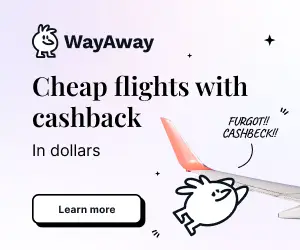 Wayanway uçuşları nakit geri dönüş