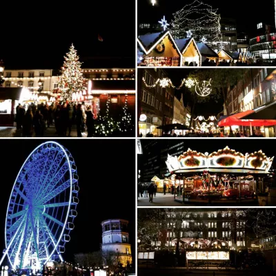Tregjet më të mira të Krishtlindjeve në Evropë Christkindlmarket : Dusseldorf Tregu i Krishtlindjeve