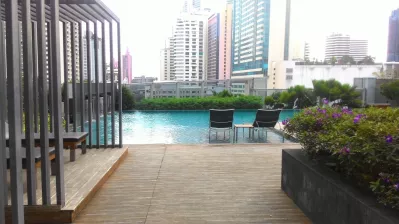 Monetary value of hotel points – how much hotel points are worth : Enjoy the rooftop swimming pool at the Radisson Blu Plaza Bangkok, with a night paid with Radisson points worth: $0.003 per point