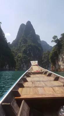 Thaiföldi nyaralás: negyedik rész, Khao Sok és Trang : Telepítés a hajón