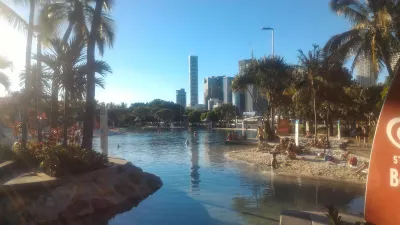 Unika och billiga saker att göra i Brisbane att aldrig bli uttråkad i Brisbane! : Stranddag i hjärtat av staden