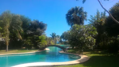 Jaký je nejdelší bazén v Polynésii? : Plavecký bazén, laguny tahiti, Tichý oceán, perfektní výhled na ráj