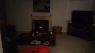 What are the best options for cheap Rotorua accommodation? : Fireplace in an AirBNB