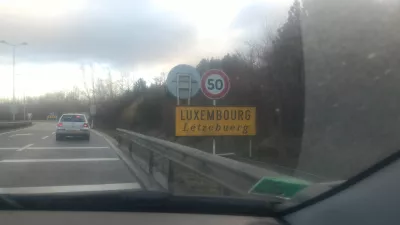 Világtúra első napja: Luxembourg város : Érkezés Luxemburgba by car