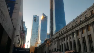 Dünya turunun ikinci qitəsi: ABŞ-a gəlməsi : Manhattanda gediş