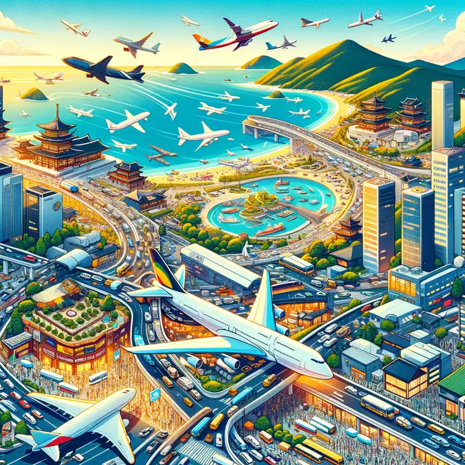 Aká je najrušnejšia letecká spoločnosť na svete? Soul do Jeju v Južnej Kórei